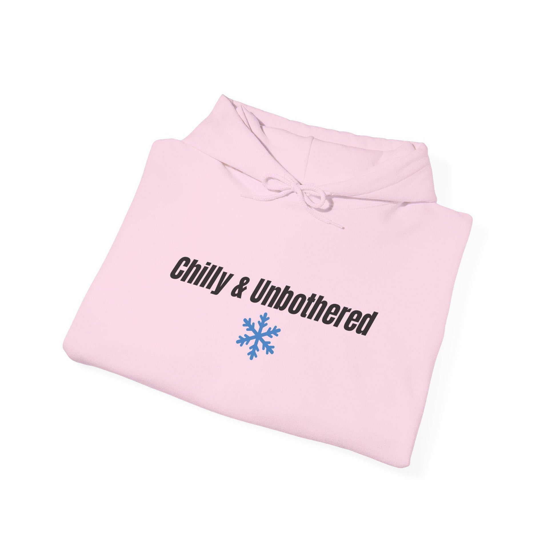 Chilly & Unbothered hoodie | Snowflake graphic sweatshirt