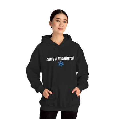 Chilly & Unbothered hoodie | Snowflake graphic sweatshirt