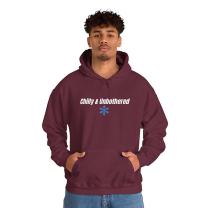 Chilly & Unbothered hoodie | Snowflake graphic sweatshirt