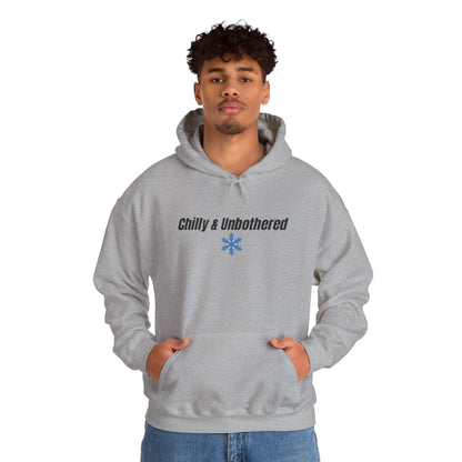Chilly & Unbothered hoodie | Snowflake graphic sweatshirt