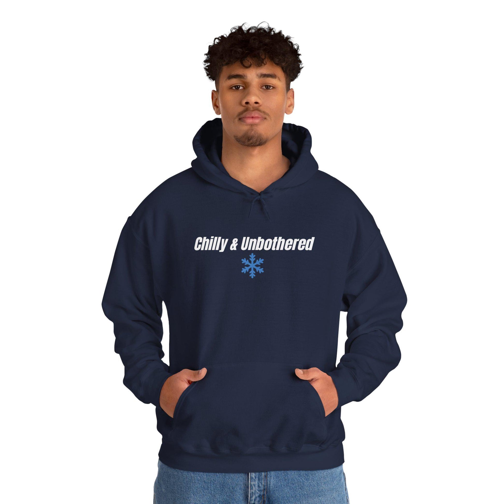 Chilly & Unbothered hoodie | Snowflake graphic sweatshirt