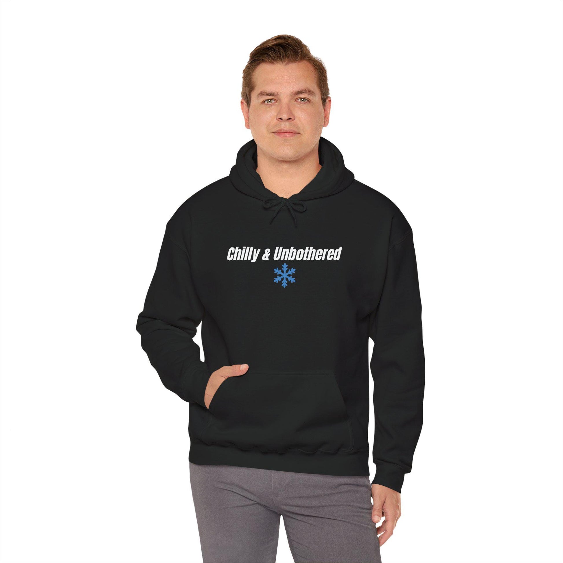 Chilly & Unbothered hoodie | Snowflake graphic sweatshirt
