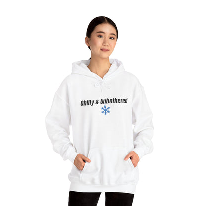 Chilly & Unbothered hoodie | Snowflake graphic sweatshirt