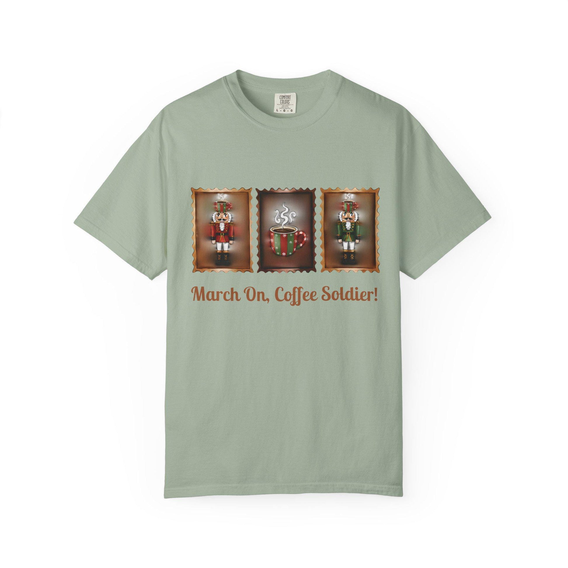 March On Coffee Soldier! T-shirt | Nutcracker Coffee Soldier Illustration