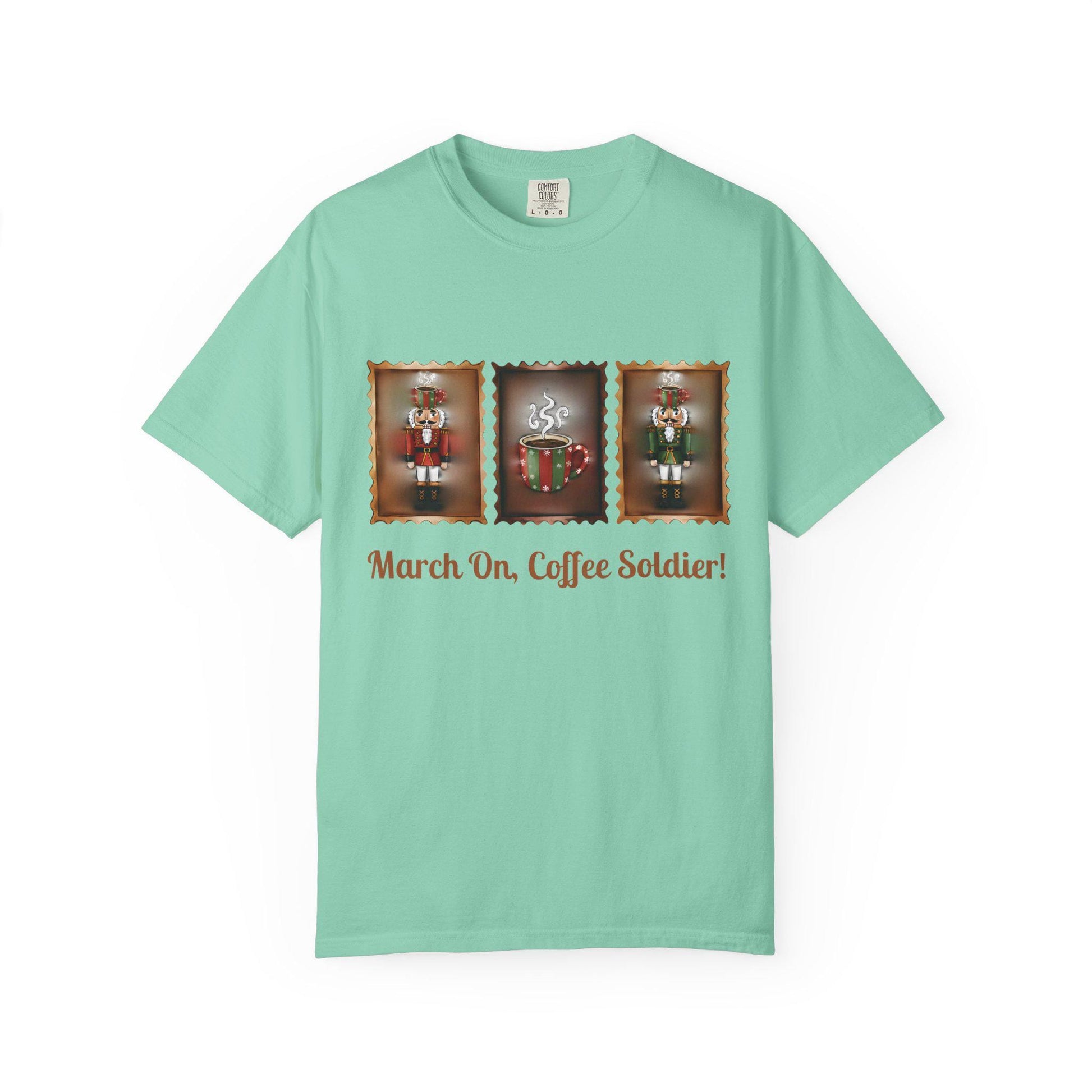 March On Coffee Soldier! T-shirt | Nutcracker Coffee Soldier Illustration