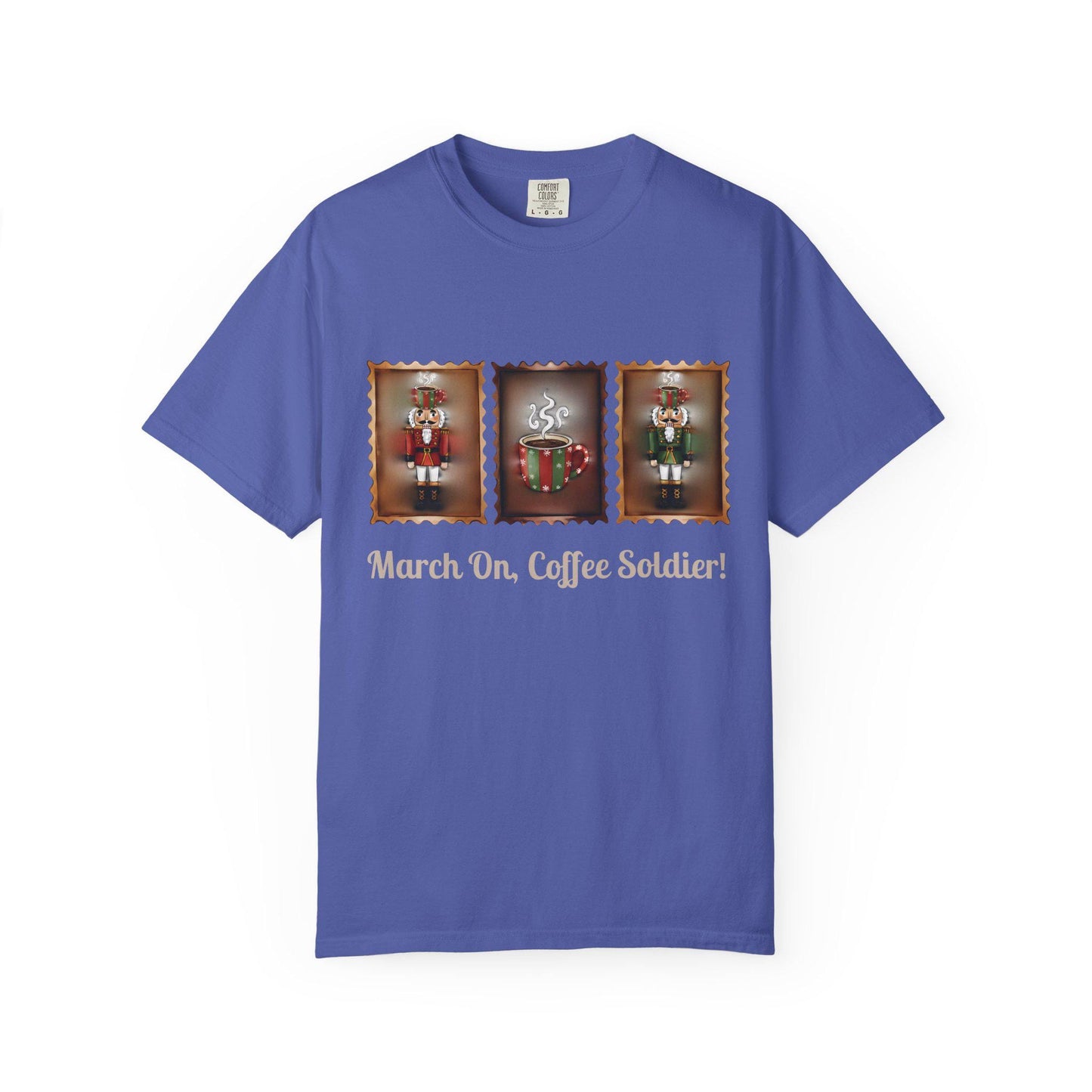 March On Coffee Soldier! T-shirt | Nutcracker Coffee Soldier Illustration