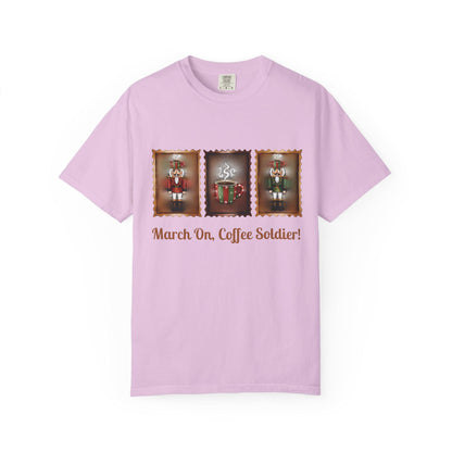 March On Coffee Soldier! T-shirt | Nutcracker Coffee Soldier Illustration