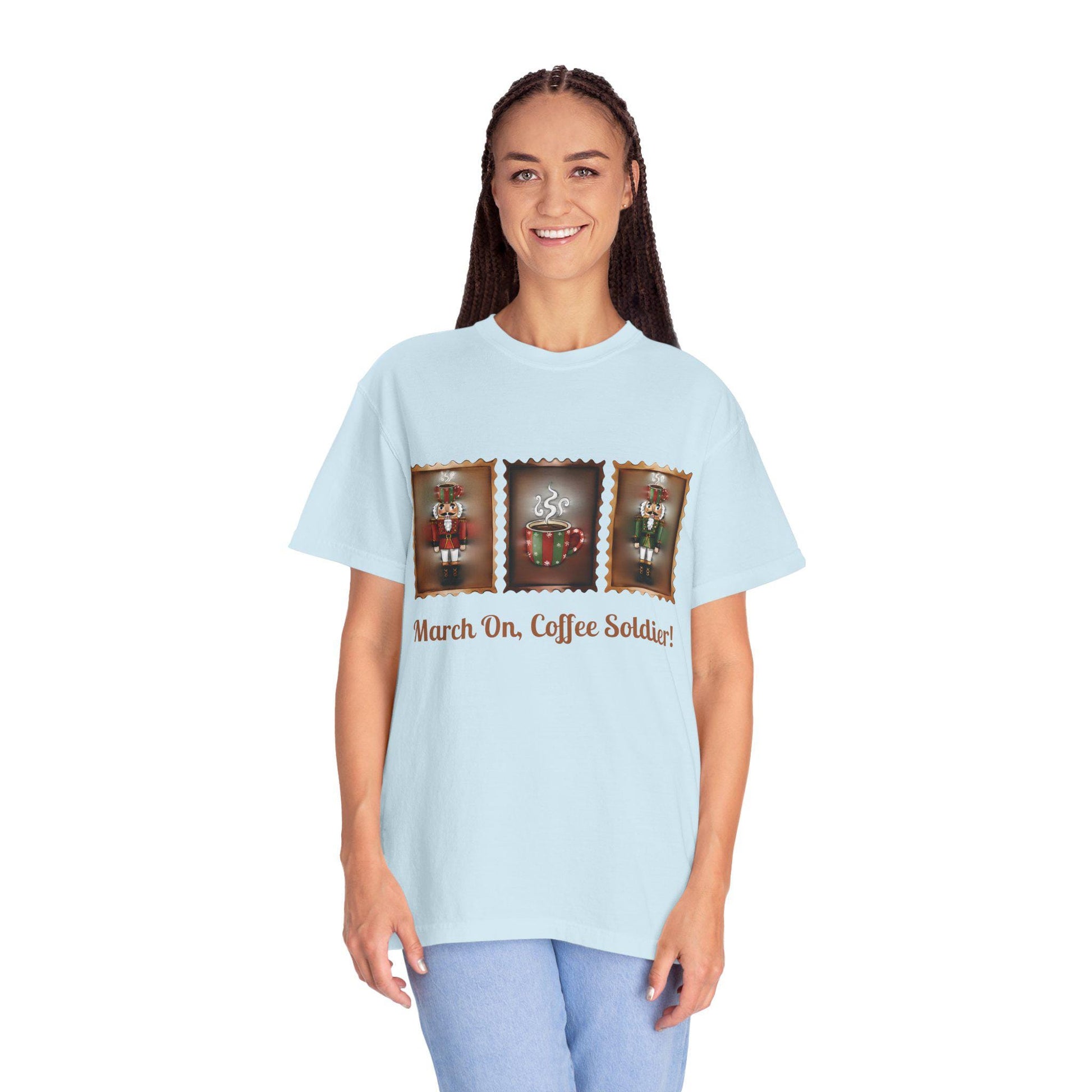 March On Coffee Soldier! T-shirt | Nutcracker Coffee Soldier Illustration