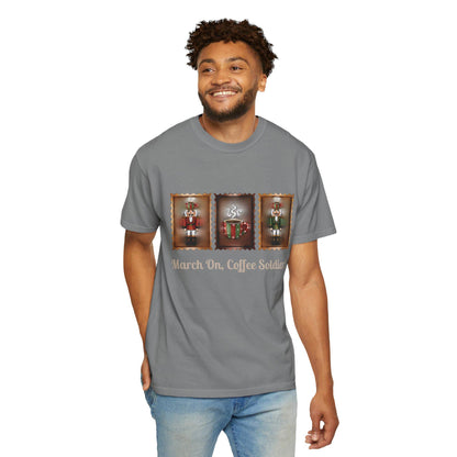 March On Coffee Soldier! T-shirt | Nutcracker Coffee Soldier Illustration