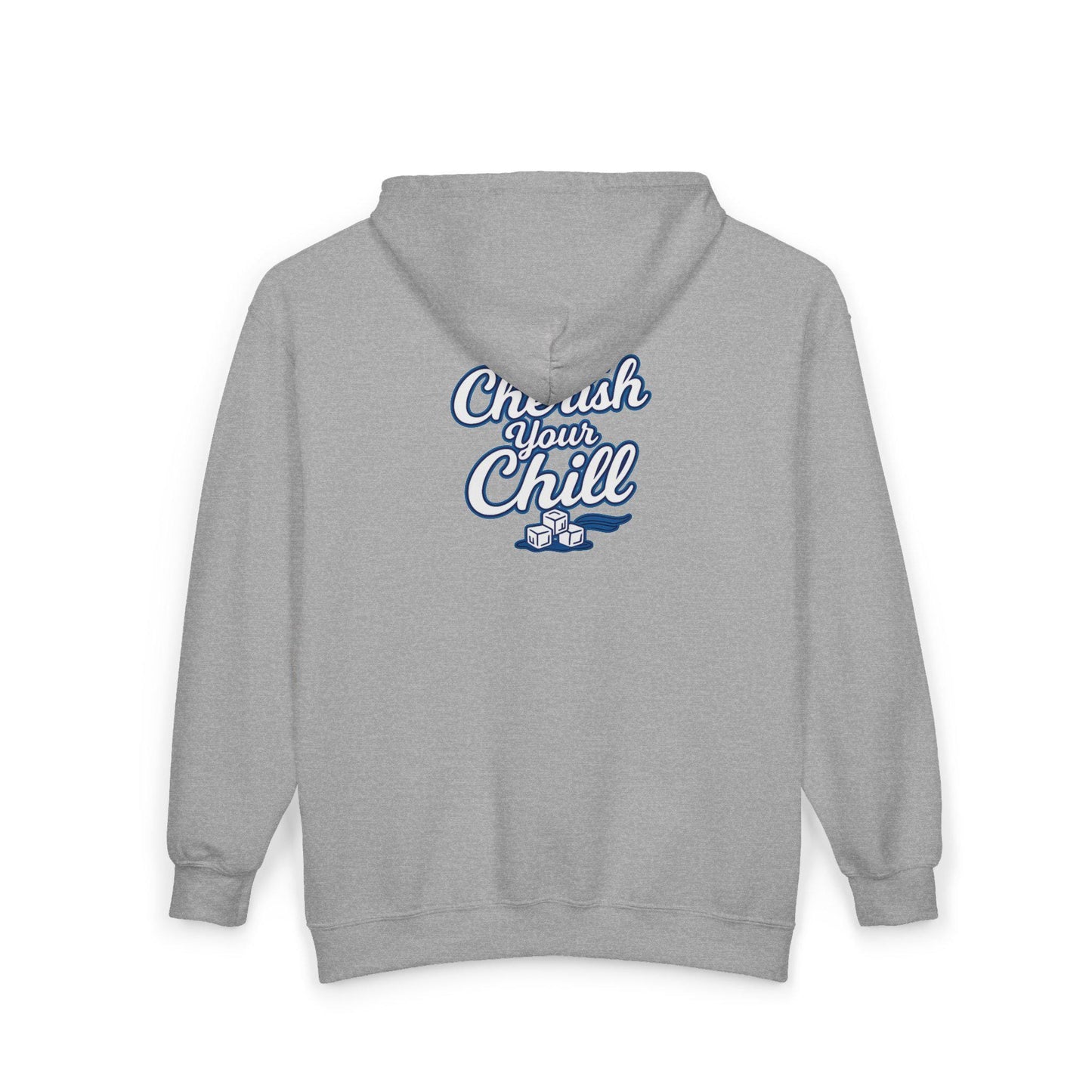Cherish Your Chill Hoodie | Zip-Up Sweatshirt with Palm Tree Design