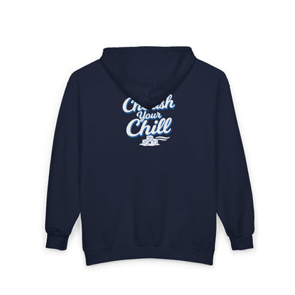 Cherish Your Chill Hoodie | Zip-Up Sweatshirt with Palm Tree Design