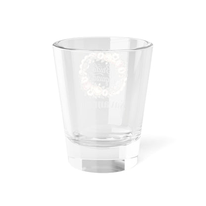 Bride Squad Floral Heart shot glass | Personalized 1.5oz