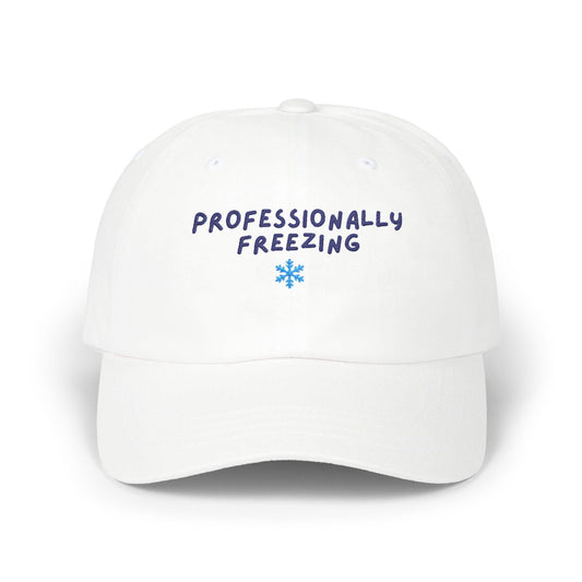 Professionally Freezing Classic Dad Cap | Snowflake Embroidered Hat