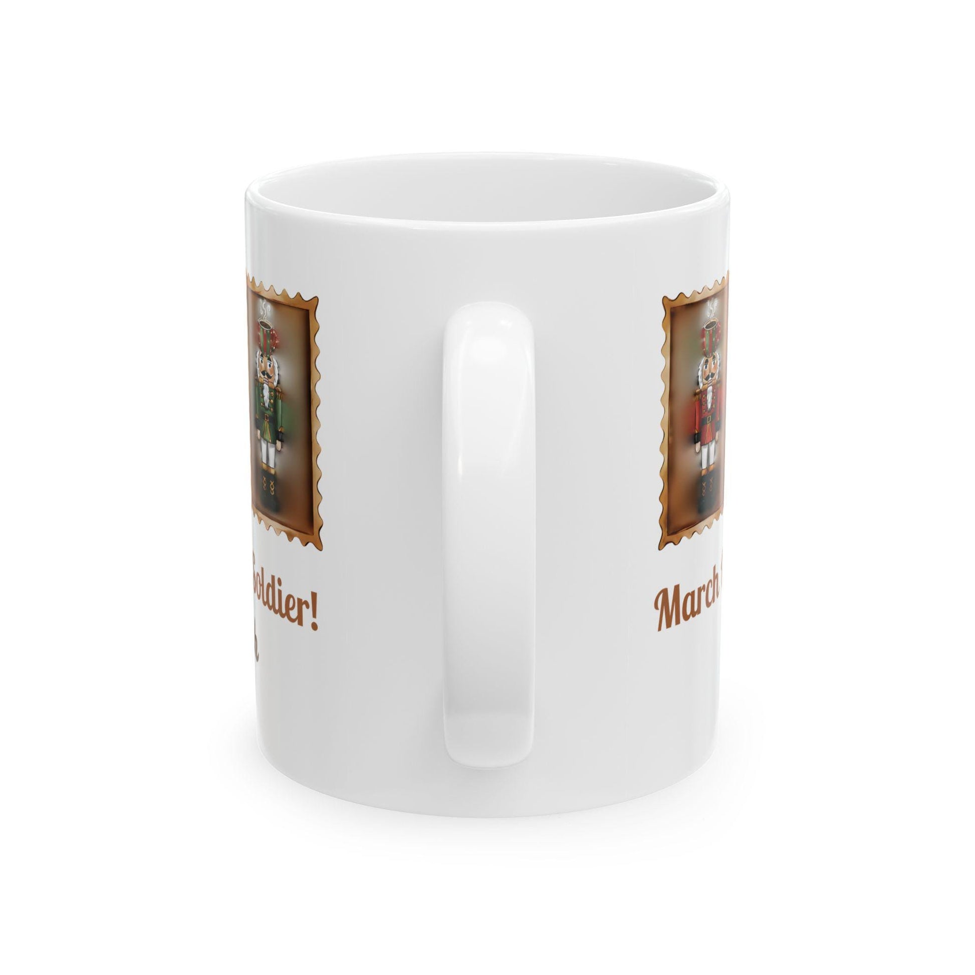 Nutcracker Soldier Mug | March On Coffee Soldier Christmas Mug