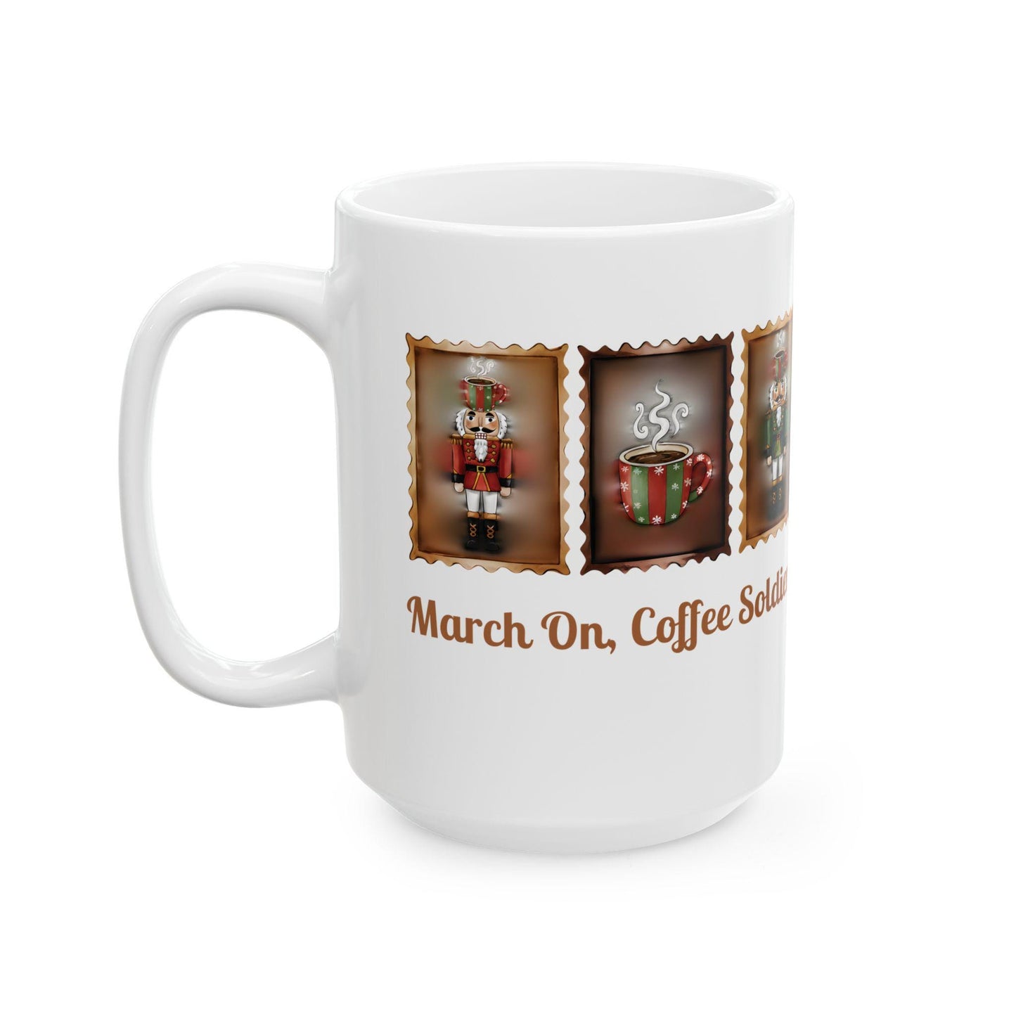Nutcracker Soldier Mug | March On Coffee Soldier Christmas Mug