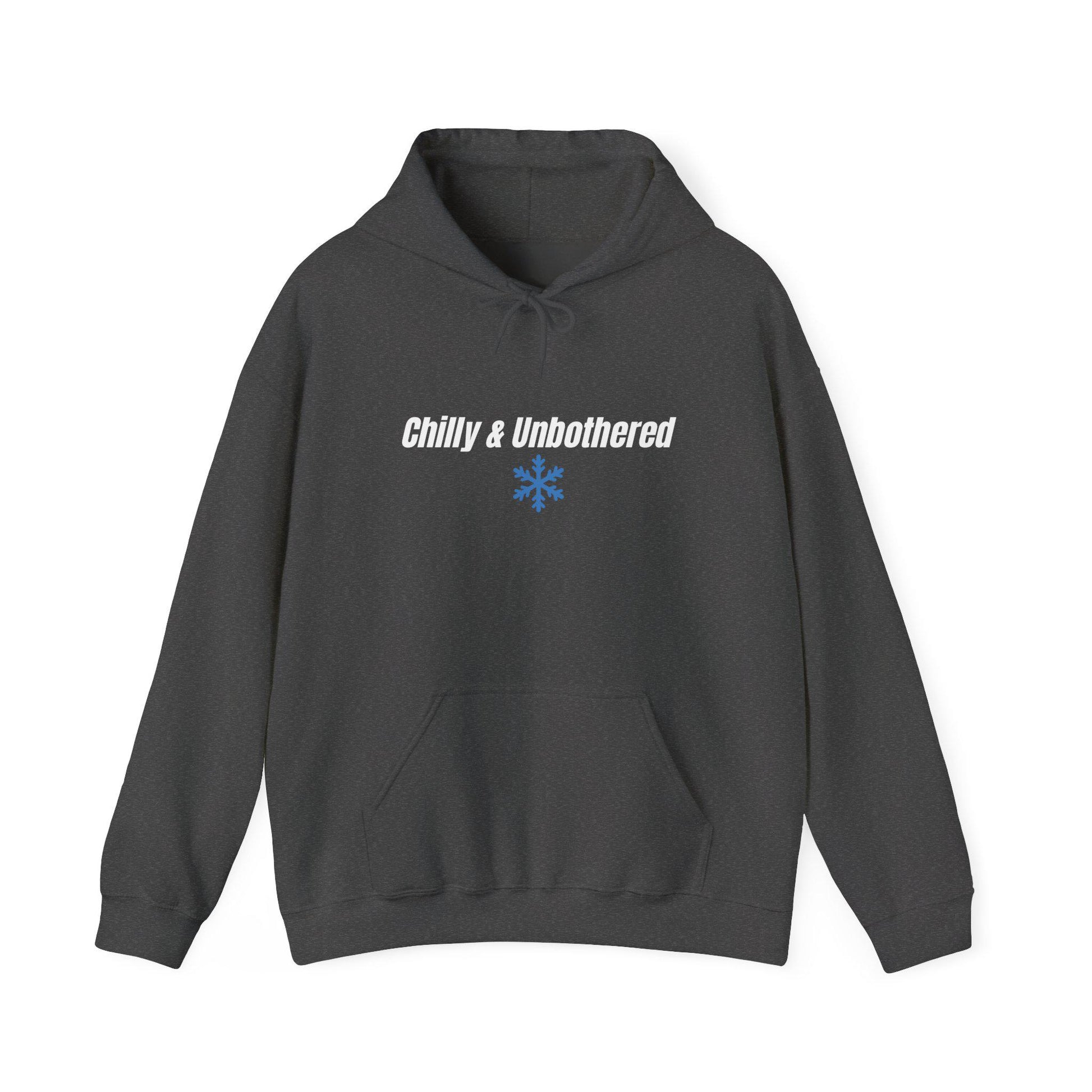 Chilly & Unbothered hoodie | Snowflake graphic sweatshirt