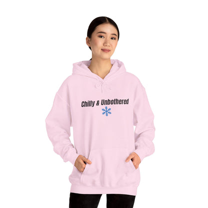 Chilly & Unbothered hoodie | Snowflake graphic sweatshirt