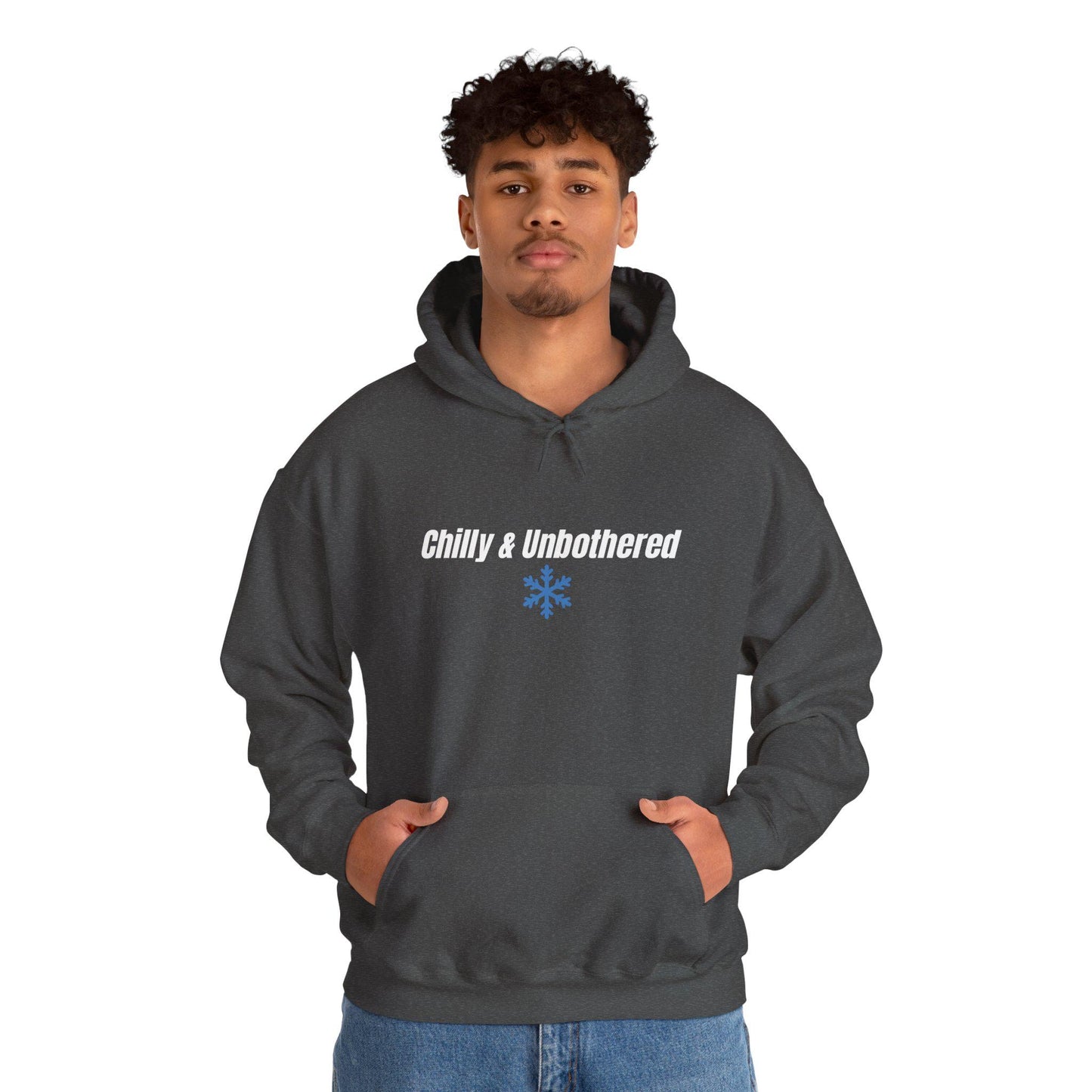 Chilly & Unbothered hoodie | Snowflake graphic sweatshirt