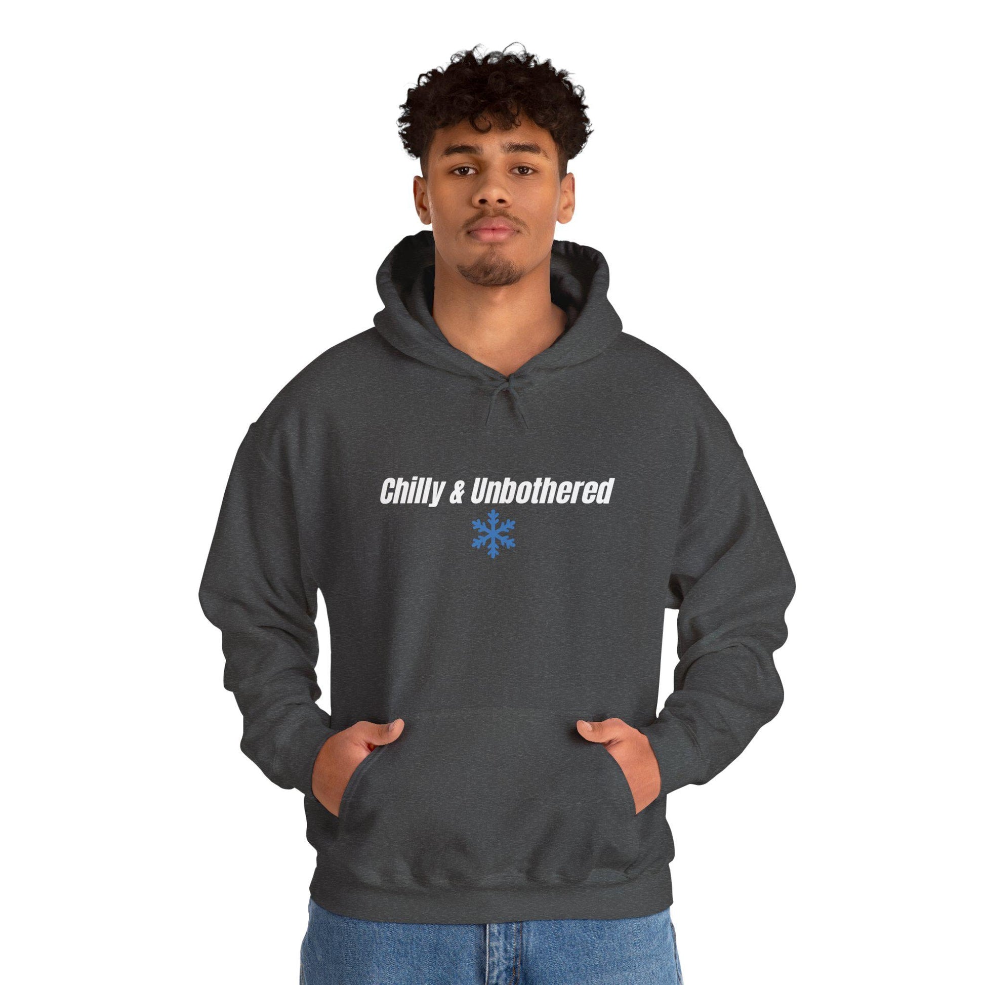 Chilly & Unbothered hoodie | Snowflake graphic sweatshirt