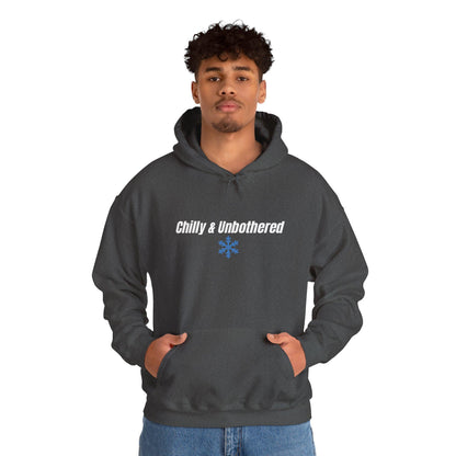 Chilly & Unbothered hoodie | Snowflake graphic sweatshirt