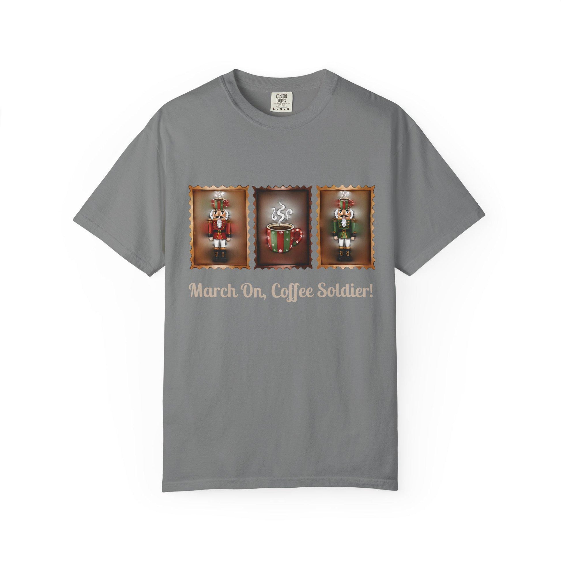 March On Coffee Soldier! T-shirt | Nutcracker Coffee Soldier Illustration