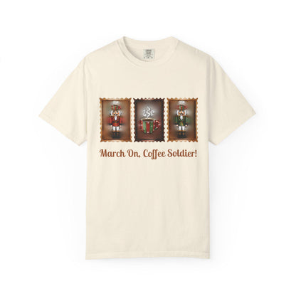 March On Coffee Soldier! T-shirt | Nutcracker Coffee Soldier Illustration