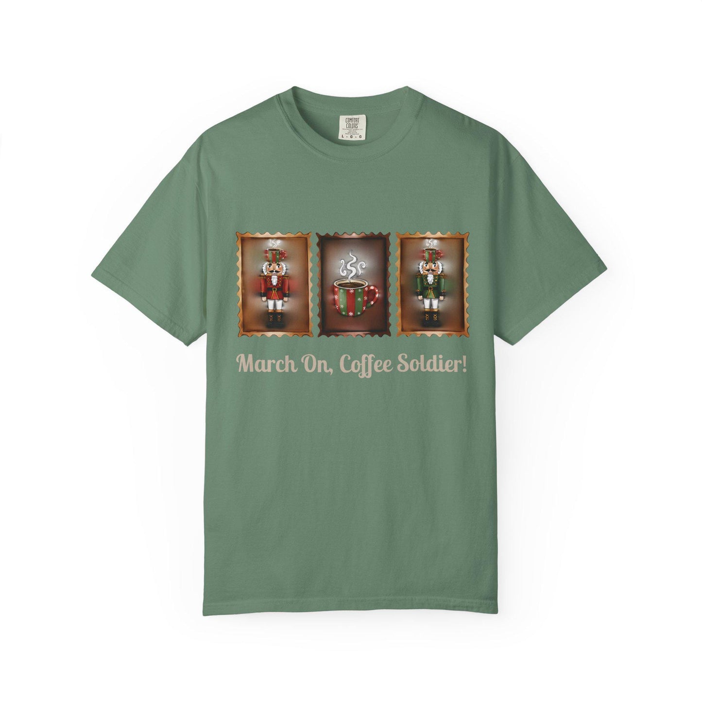 March On Coffee Soldier! T-shirt | Nutcracker Coffee Soldier Illustration