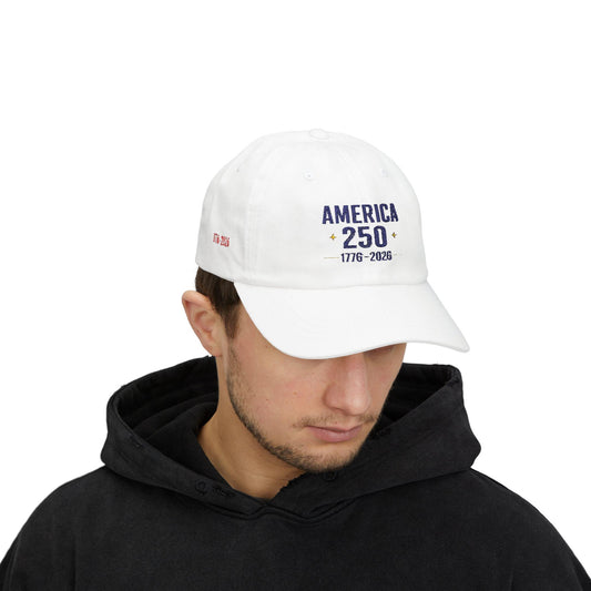 America 250 Anniversary 1776-2026 Dad Cap