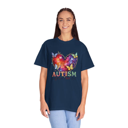 Autism Puzzle Heart Different Not Less T-shirt | Awareness Tee