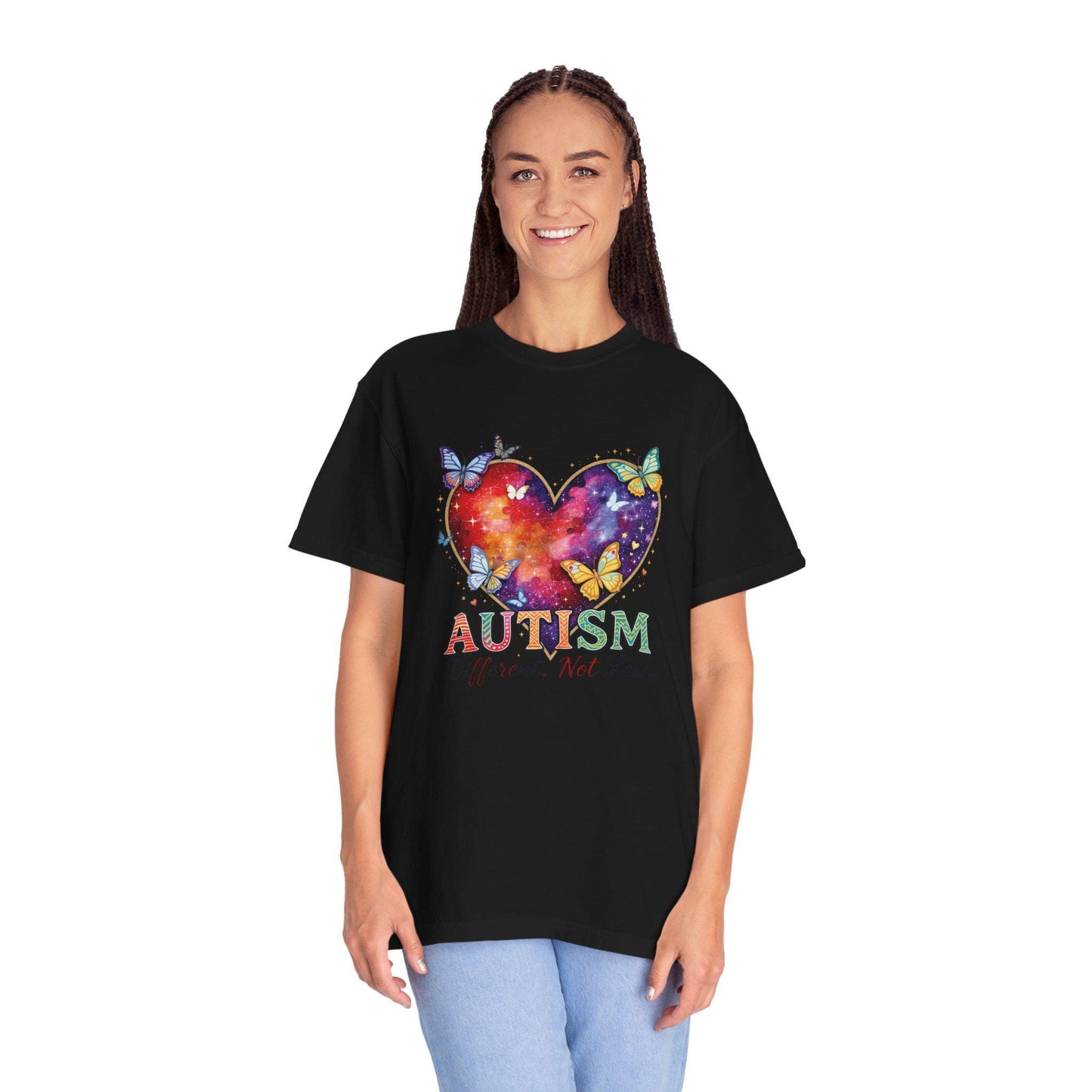 Autism Puzzle Heart Different Not Less T-shirt | Awareness Tee