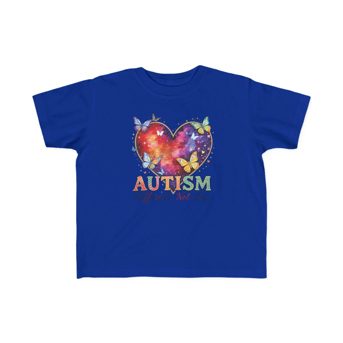 Autism Puzzle Heart Toddler Tee | Different Not Less