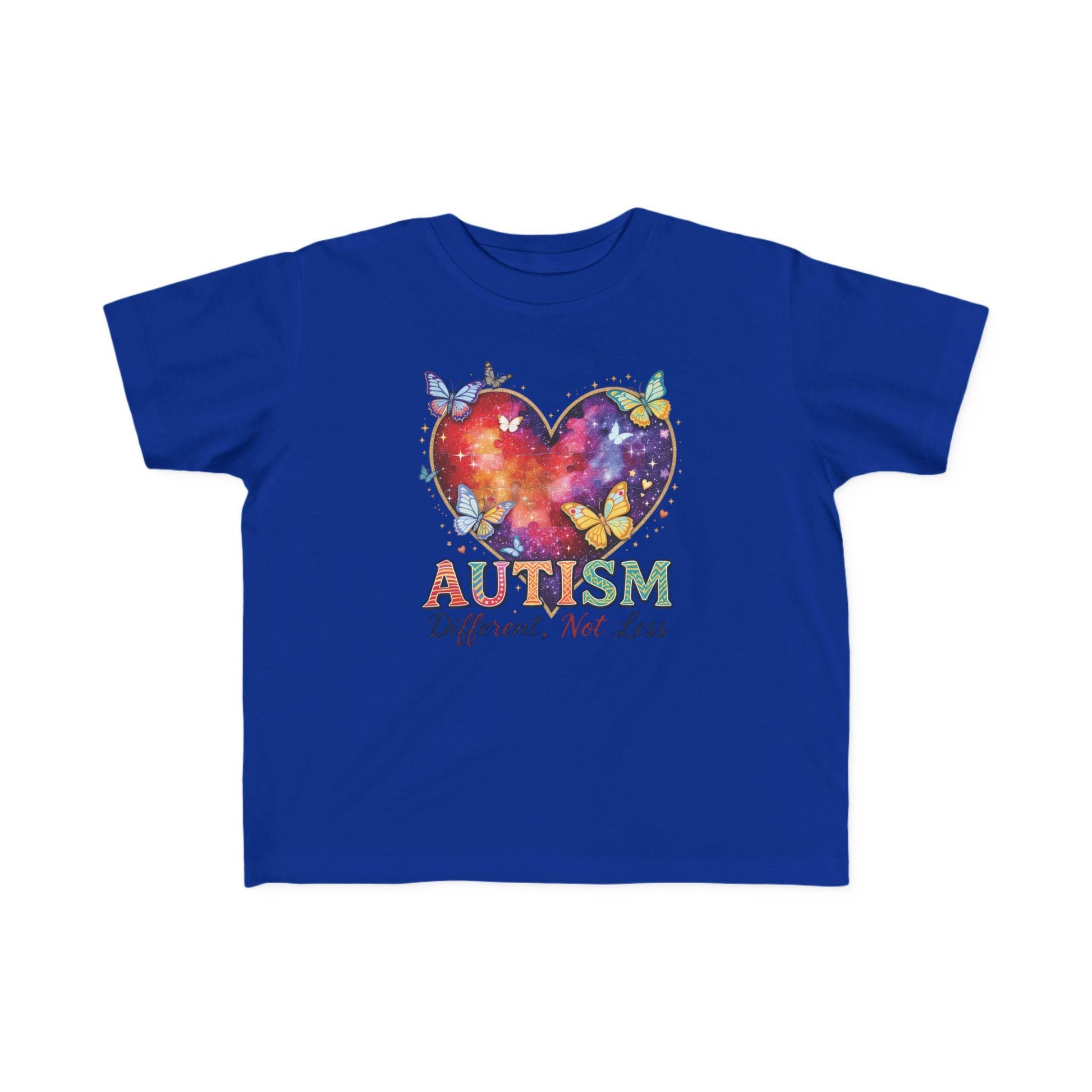 Autism Puzzle Heart Toddler Tee | Different Not Less