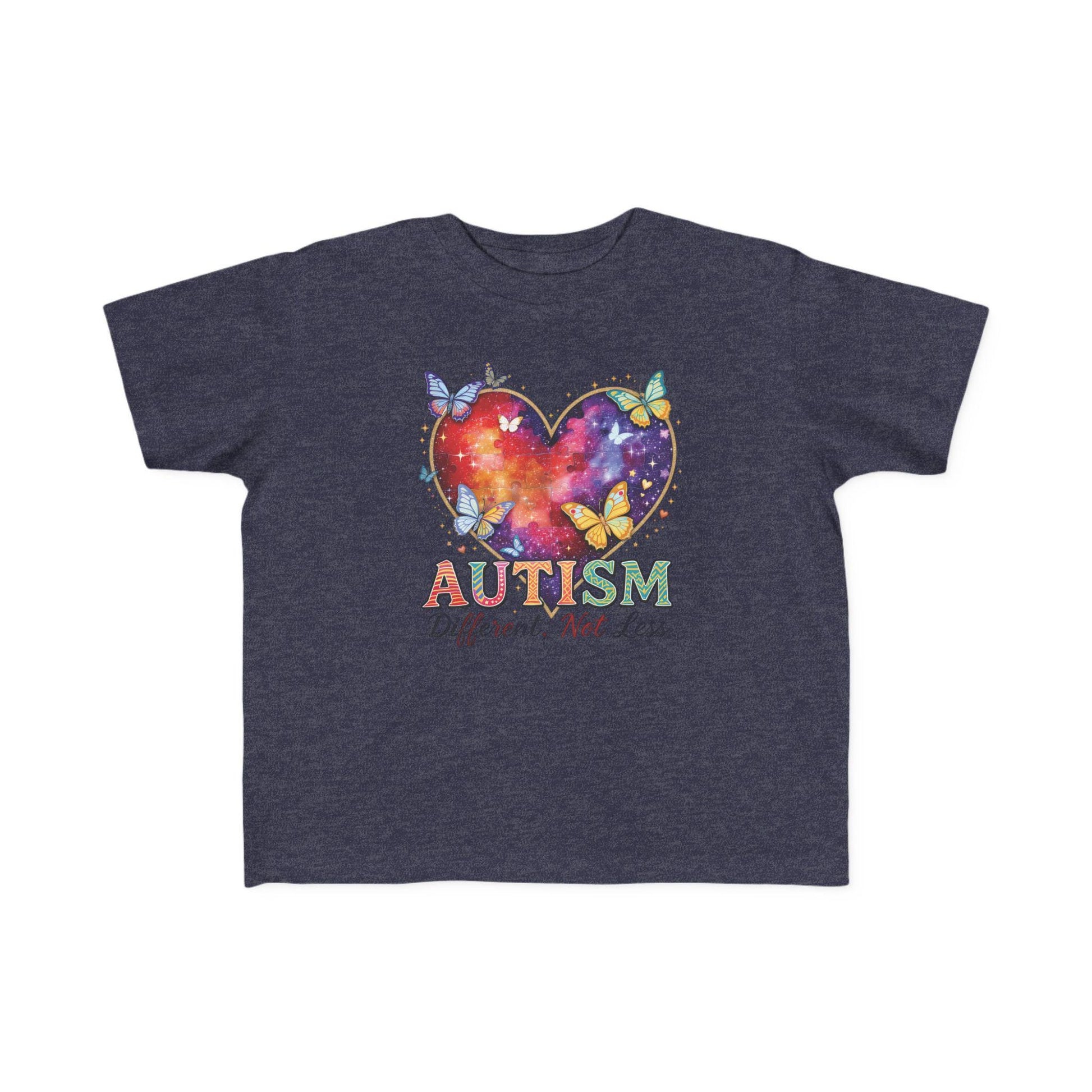 Autism Puzzle Heart Toddler Tee | Different Not Less