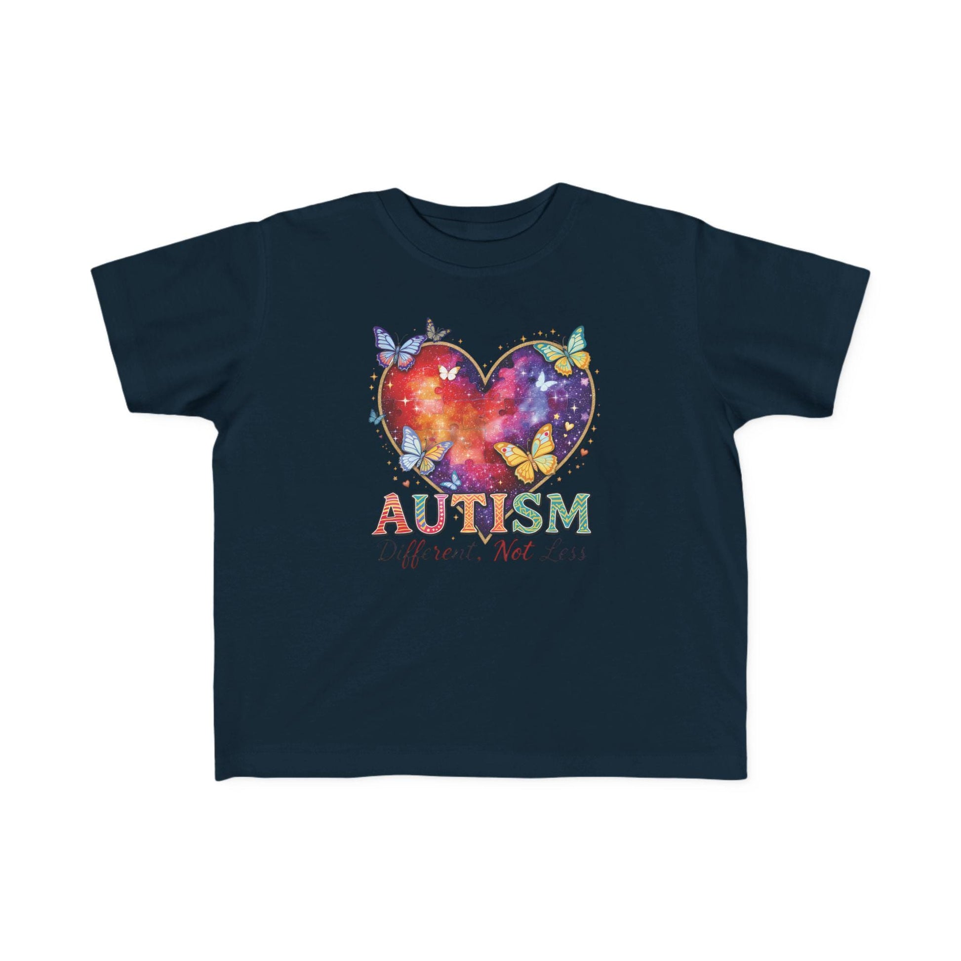 Autism Puzzle Heart Toddler Tee | Different Not Less