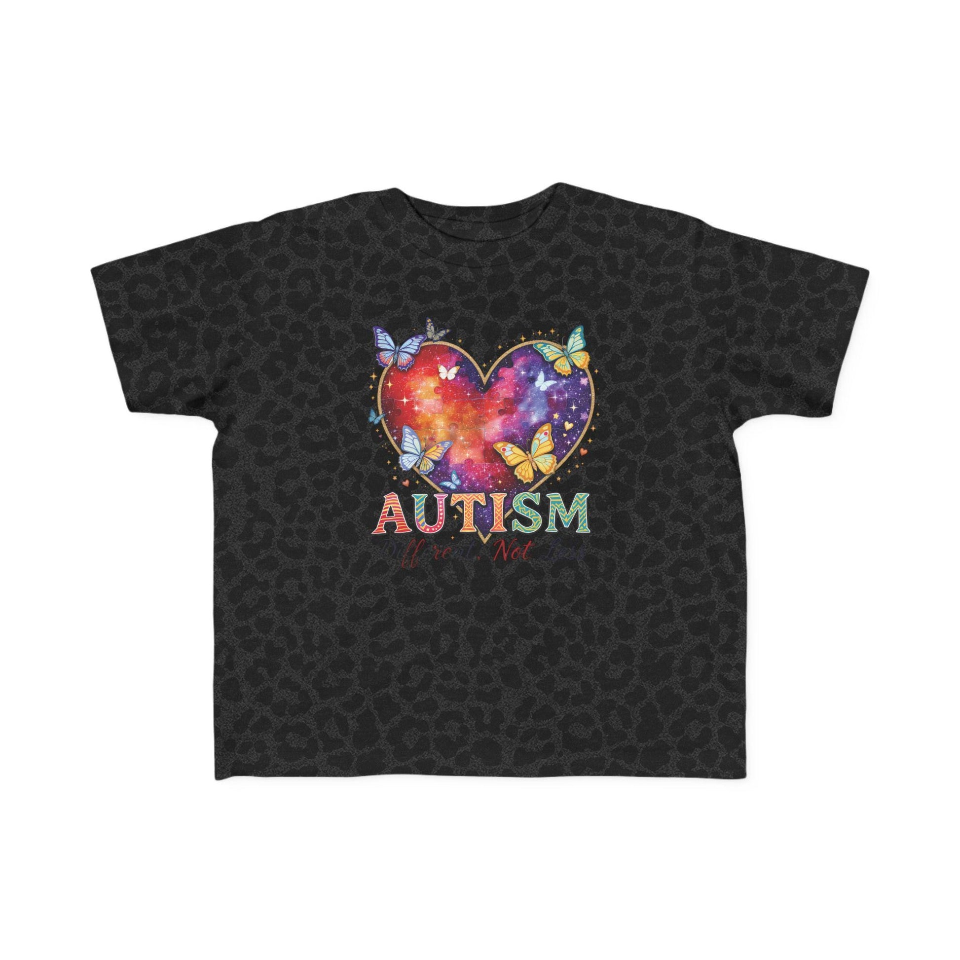 Autism Puzzle Heart Toddler Tee | Different Not Less