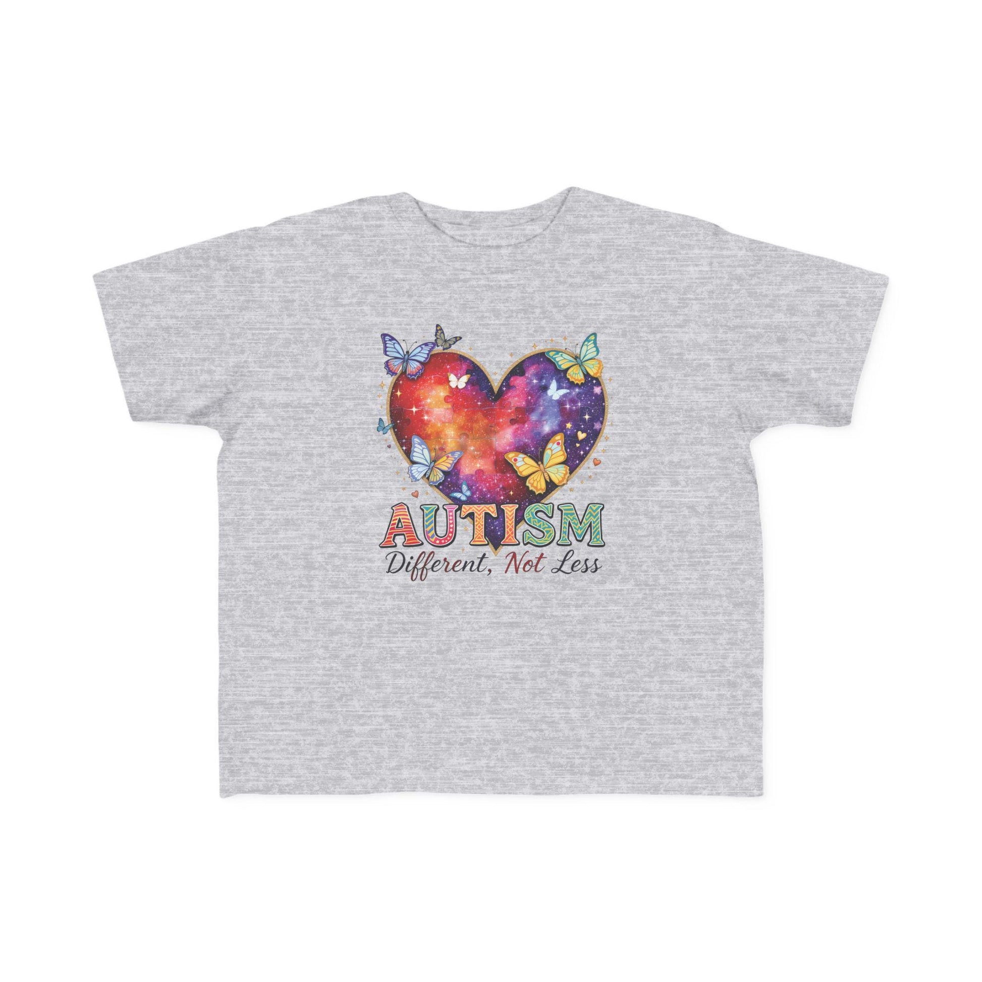 Autism Puzzle Heart Toddler Tee | Different Not Less