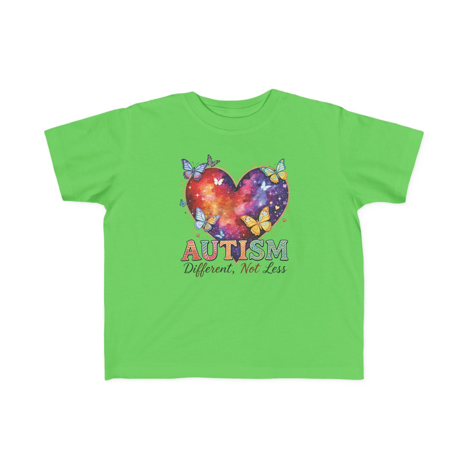 Autism Puzzle Heart Toddler Tee | Different Not Less