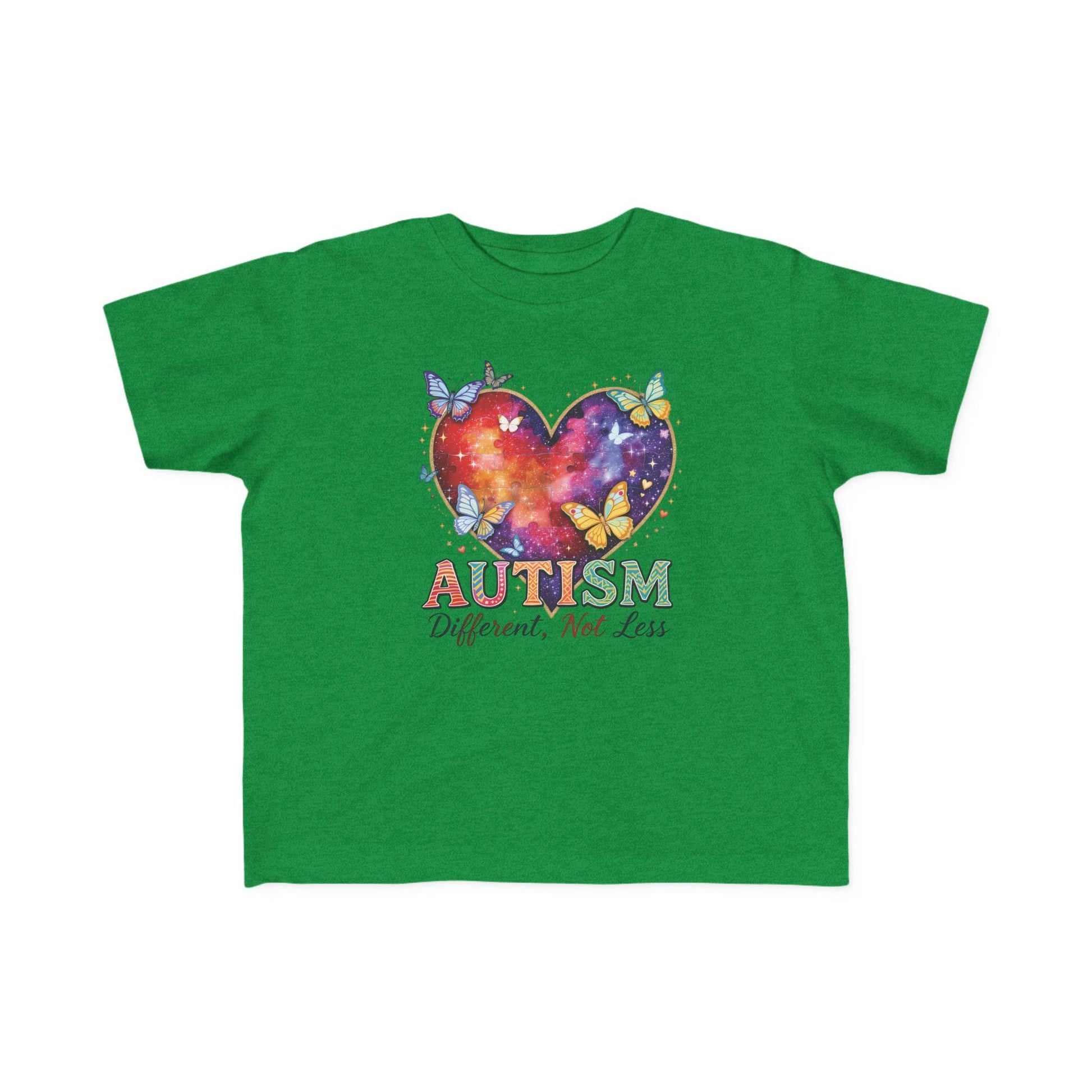 Autism Puzzle Heart Toddler Tee | Different Not Less