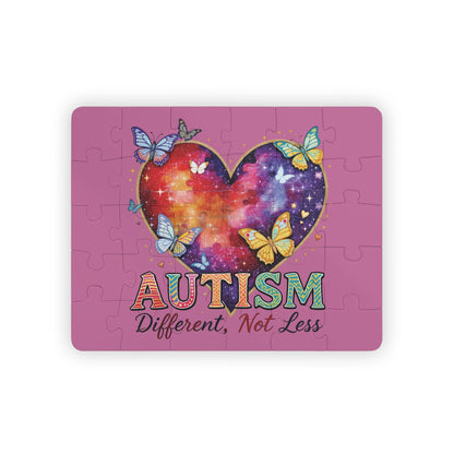 Autism Puzzle Heart Kids' Puzzle | Different Not Less, 30-Piece