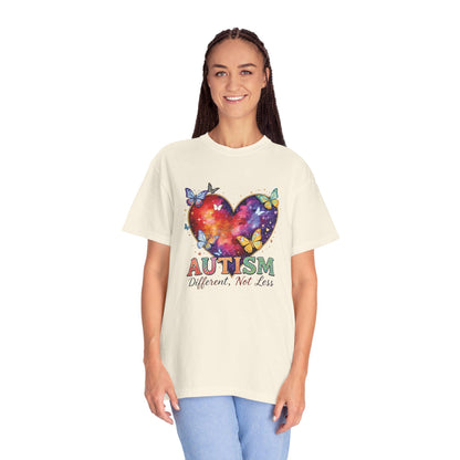 Autism Puzzle Heart Different Not Less T-shirt | Awareness Tee