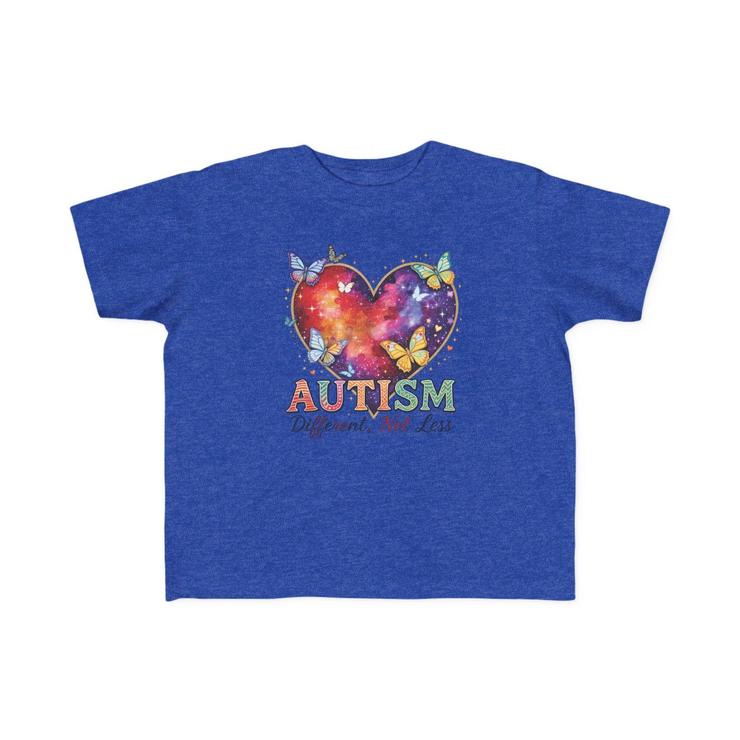 Autism Puzzle Heart Toddler Tee | Different Not Less