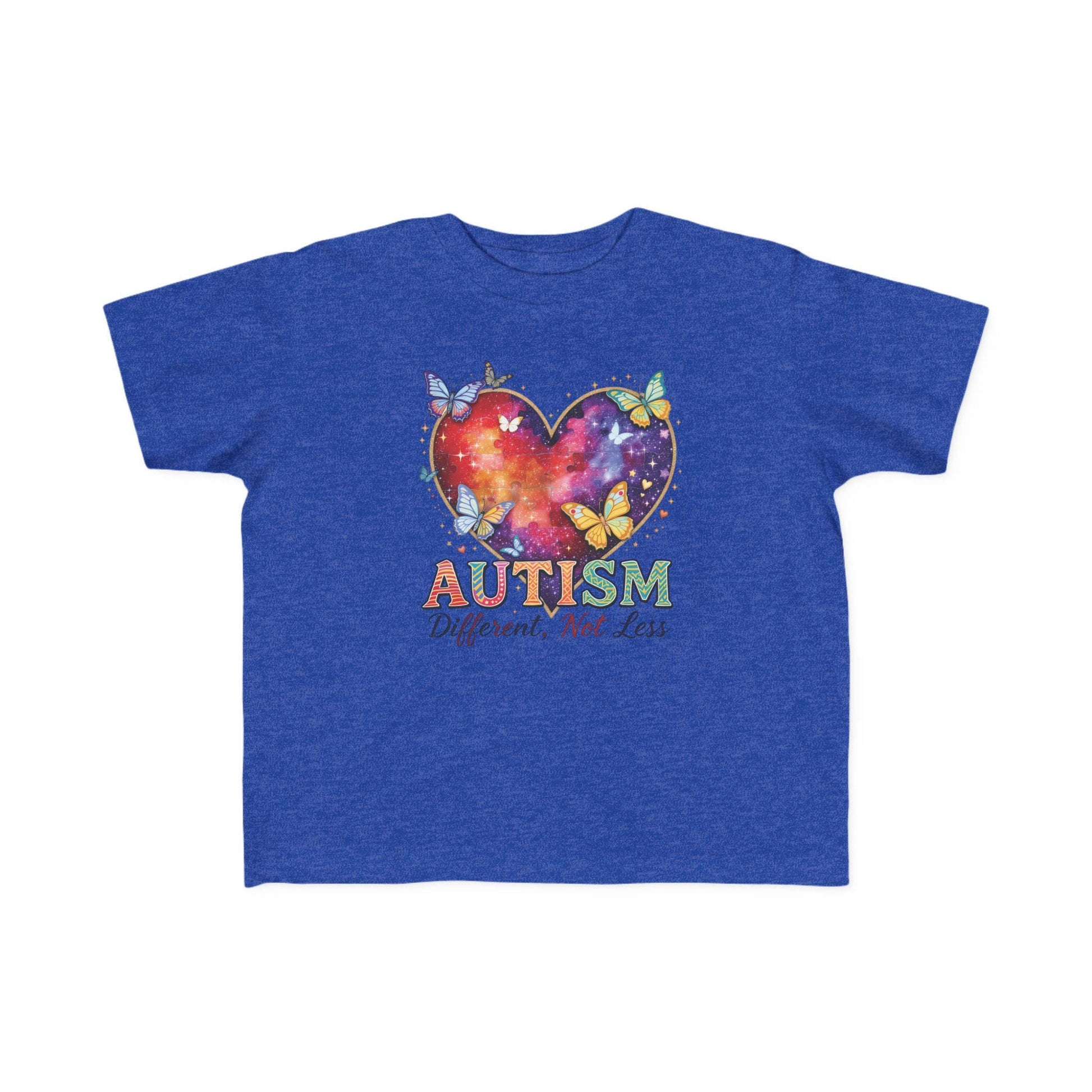 Autism Puzzle Heart Toddler Tee | Different Not Less