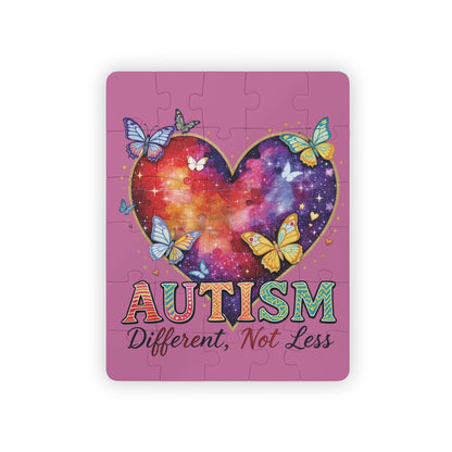 Autism Puzzle Heart Kids' Puzzle | Different Not Less, 30-Piece