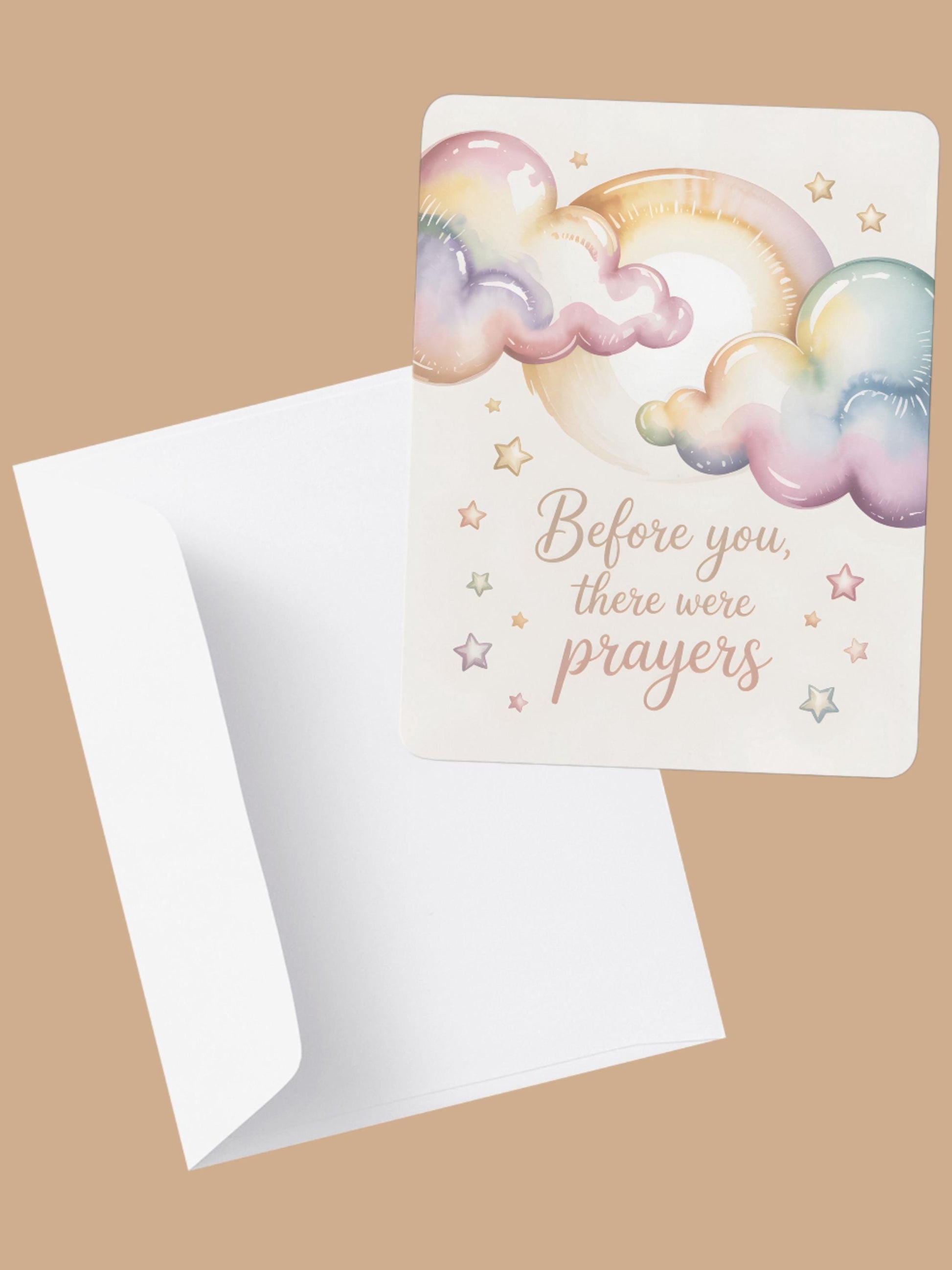 Before You There Were Prayers Rainbow Baby Nursery Wall Art Printable Faith Decor