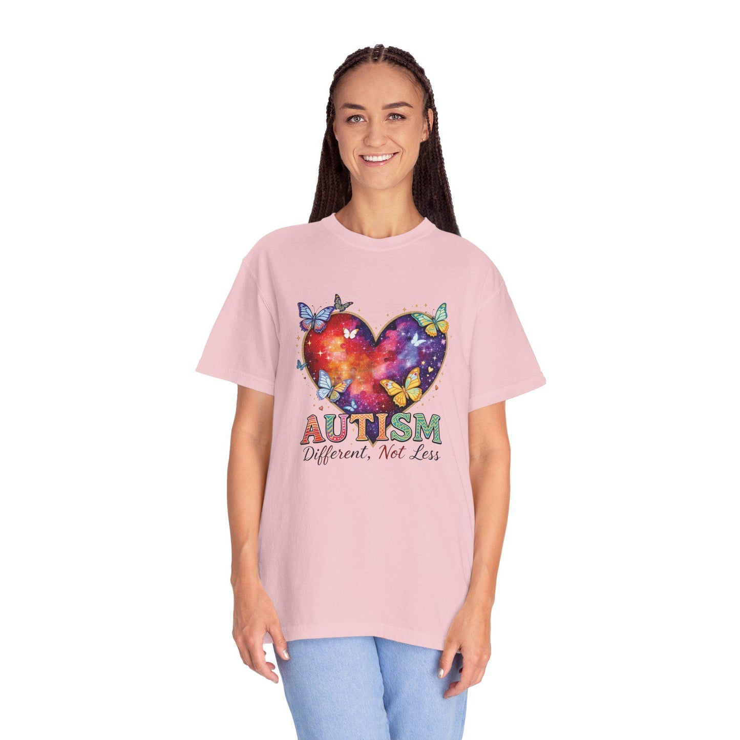 Autism Puzzle Heart Different Not Less T-shirt | Awareness Tee