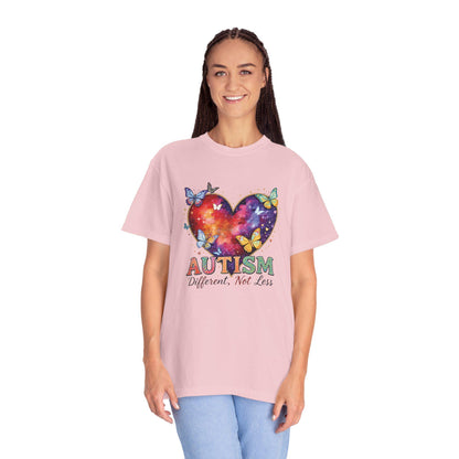 Autism Puzzle Heart Different Not Less T-shirt | Awareness Tee