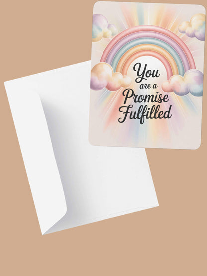 You Are a Promise Fulfilled Rainbow Baby Wall Art Printable Nursery Decor
