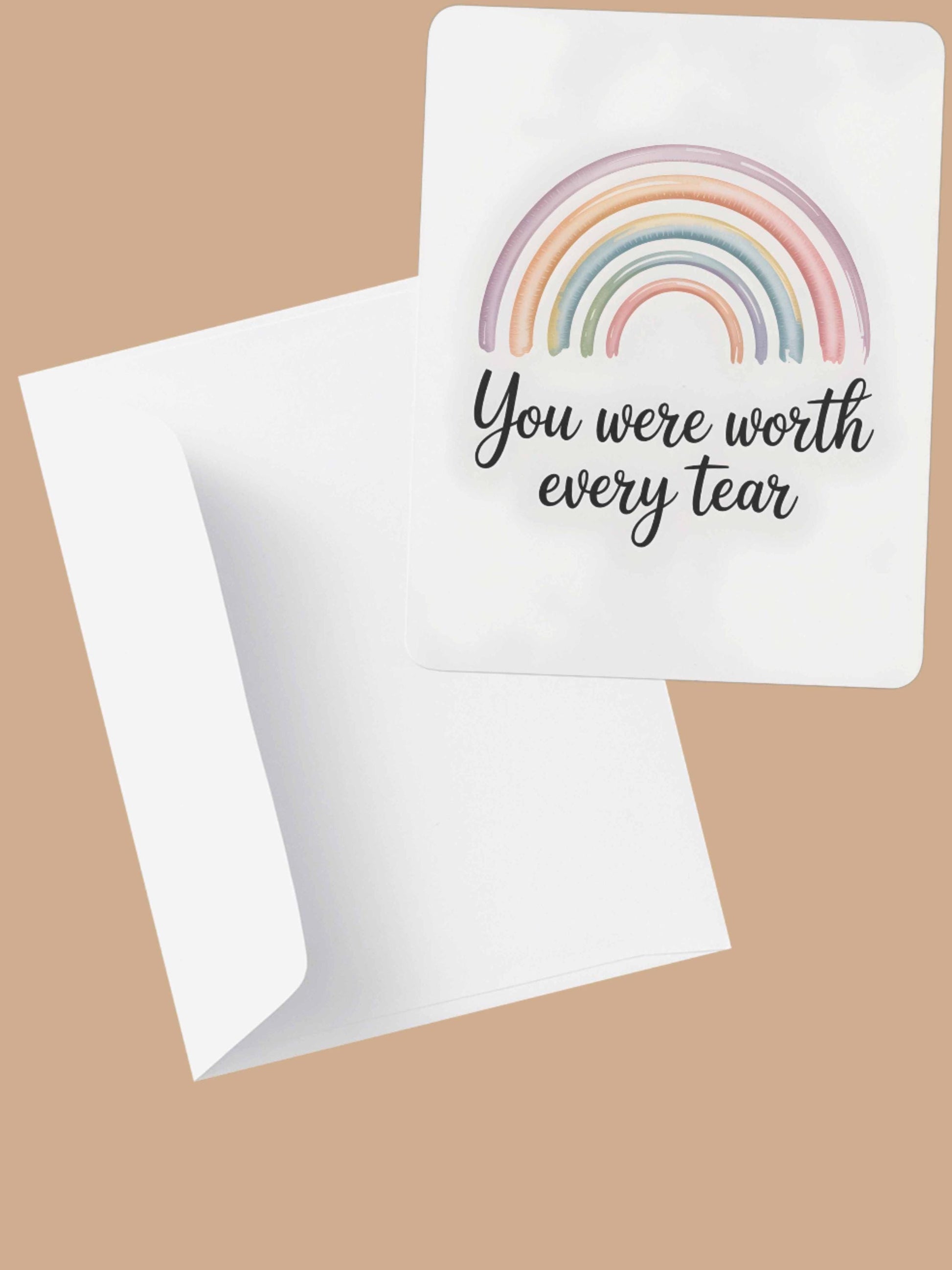 You Were Worth Every Tear Rainbow Baby Wall Art Printable Nursery Decor