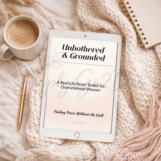 Overwhelmed Reset Workbook, Burnout Relief Printable, Boundaries Guide, Self Care Toolkit PDF