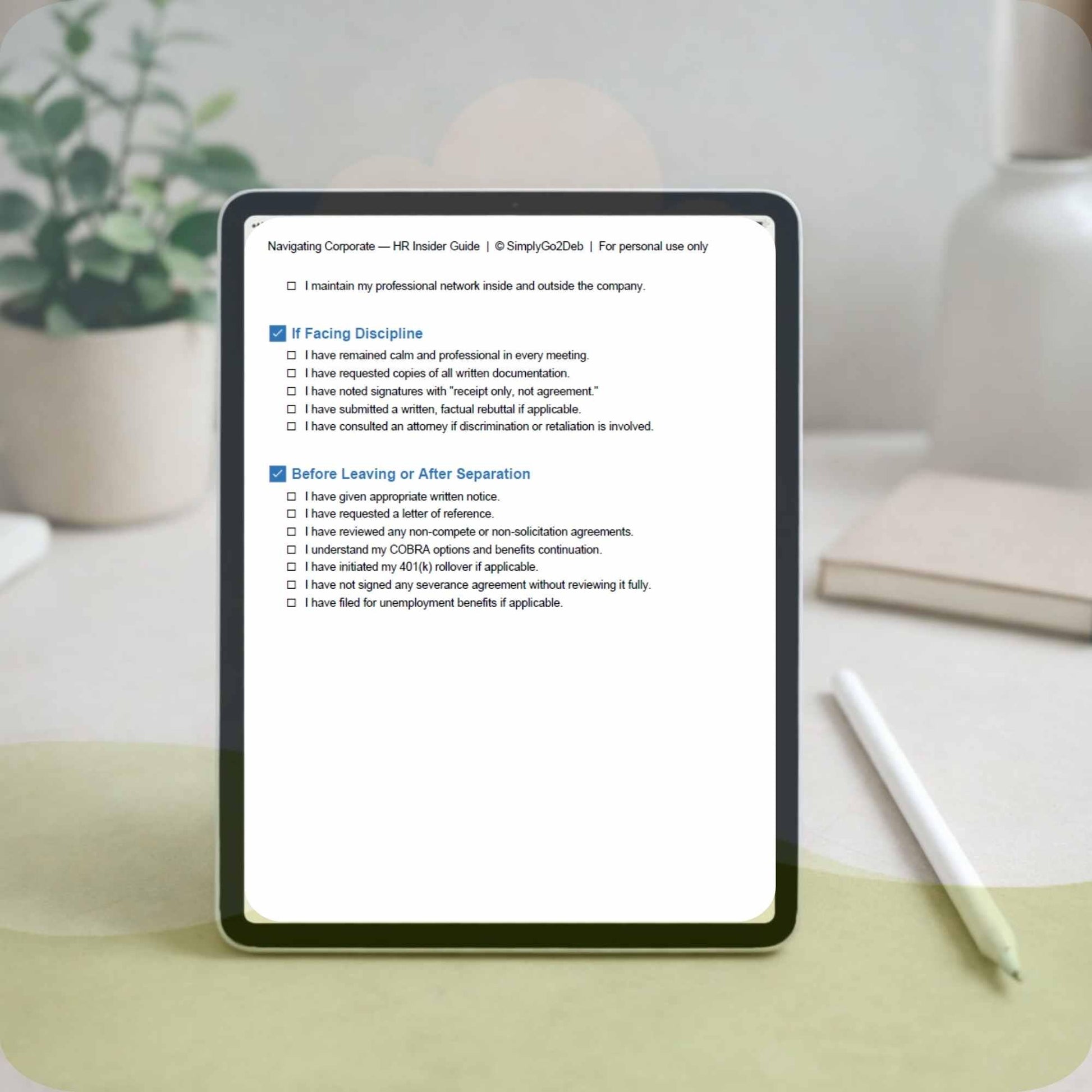 Employee Rights Guide pdf | HR Insider Handbook | FMLA ADA Benefits Career Guide